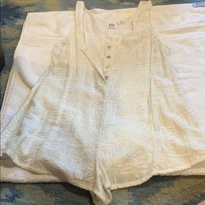 White romper. Some days lovin